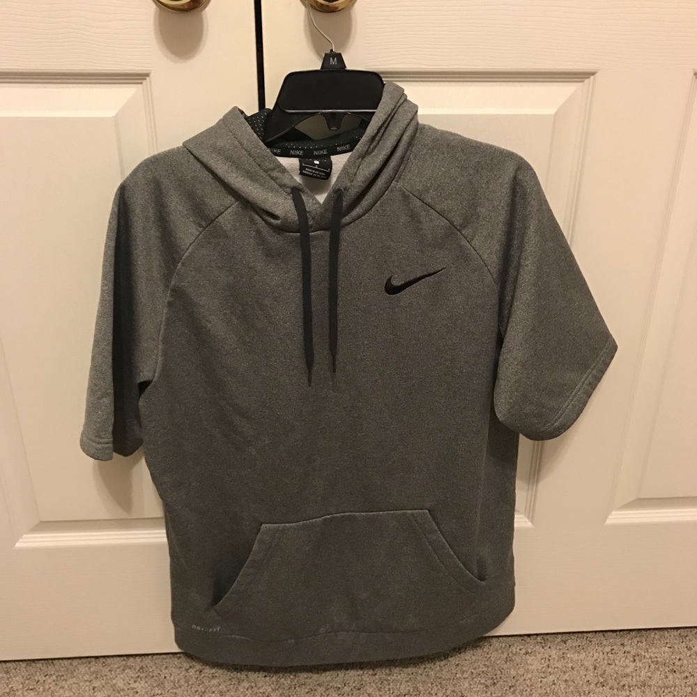 Nike hoodie with short sleeves